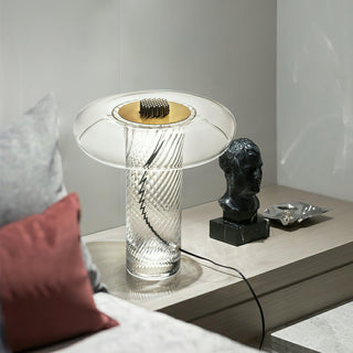 Helix Sculptural Glass Table Light
