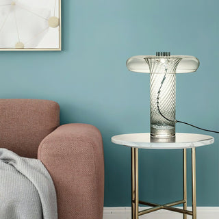 Helix Sculptural Glass Table Light