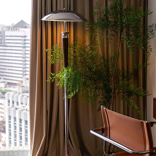 Helmet Contemporary Metal Floor Light