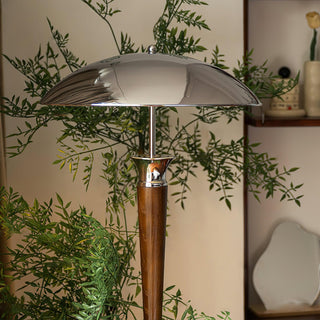 Helmet Contemporary Metal Floor Light