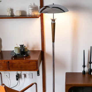 Helmet Contemporary Metal Floor Light