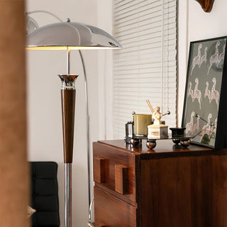 Helmet Contemporary Metal Floor Light