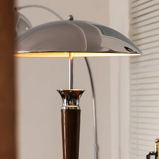 Helmet Contemporary Metal Floor Light