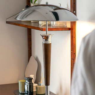 Helmet Contemporary Metal Floor Light