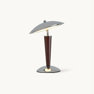 Corbin Mid-Century Metal & Wood Table Lamp