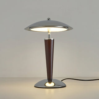 Corbin Mid-Century Metal & Wood Table Lamp