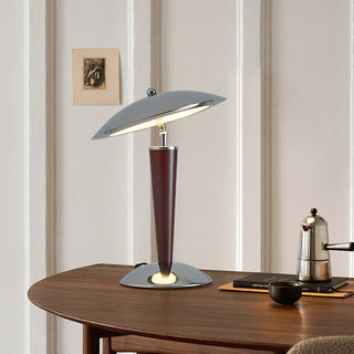 Corbin Mid-Century Metal & Wood Table Lamp