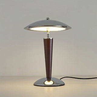Corbin Mid-Century Metal & Wood Table Lamp