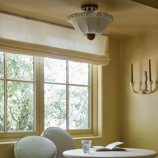 Seraphina Retro Ruffled Ceiling Light