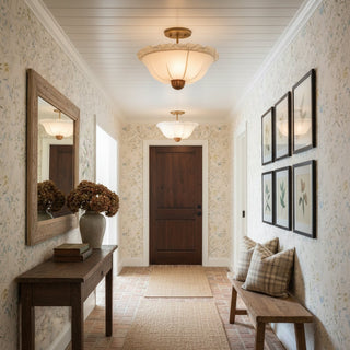 Seraphina Retro Ruffled Ceiling Light