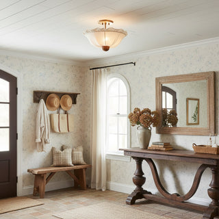 Seraphina Retro Ruffled Ceiling Light