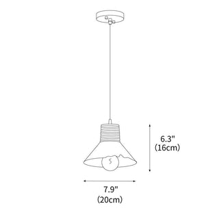 Briar Contemporary Glass Pendant Light