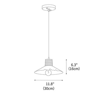 Briar Contemporary Glass Pendant Light