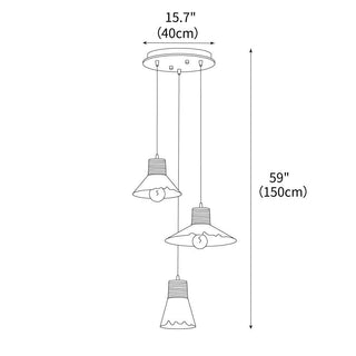 Briar Contemporary Glass Pendant Light