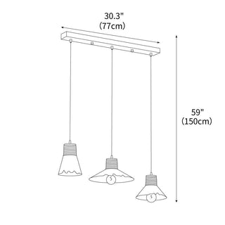 Briar Contemporary Glass Pendant Light