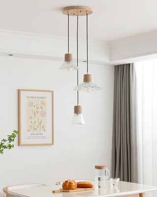 Briar Contemporary Glass Pendant Light