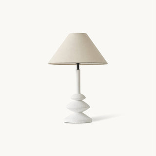 Henrik Modern Sculptural White Table Lamp