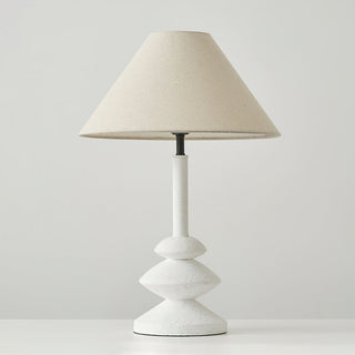 Henrik Modern Sculptural White Table Lamp