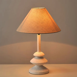 Henrik Modern Sculptural White Table Lamp