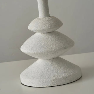 Henrik Modern Sculptural White Table Lamp