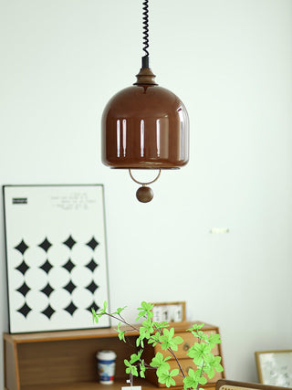 Herda Industrial Glass Pendant Light