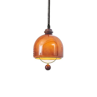 Herda Industrial Glass Pendant Light