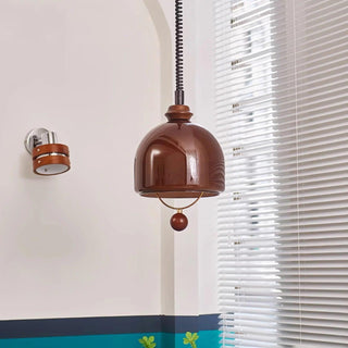 Herda Industrial Glass Pendant Light