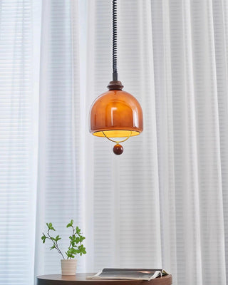 Herda Industrial Glass Pendant Light