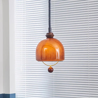 Herda Industrial Glass Pendant Light