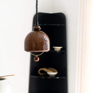Herda Industrial Glass Pendant Light