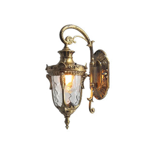 Heritage Vintage Brass Outdoor Wall Light