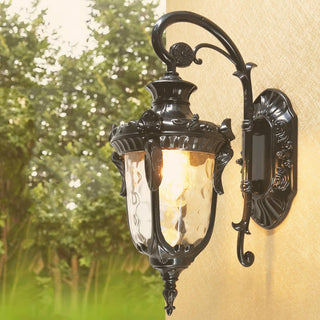 Heritage Vintage Brass Outdoor Wall Light