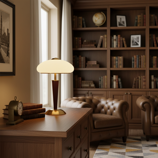 Herman Vintage Wood Table Light