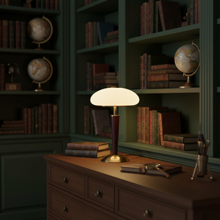 Herman Vintage Wood Table Light