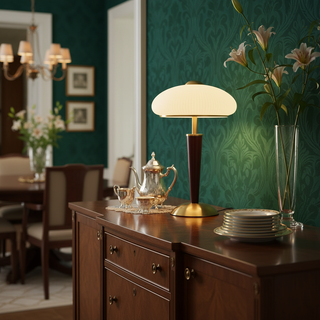 Herman Vintage Wood Table Light