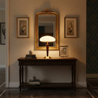 Herman Vintage Wood Table Light