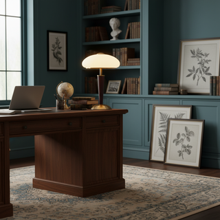 Herman Vintage Wood Table Light