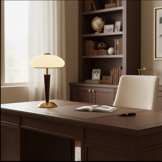 Herman Vintage Wood Table Light