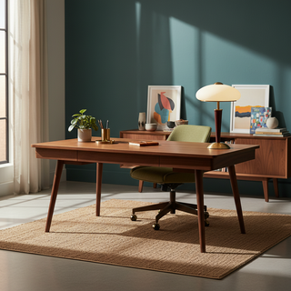 Herman Vintage Wood Table Light