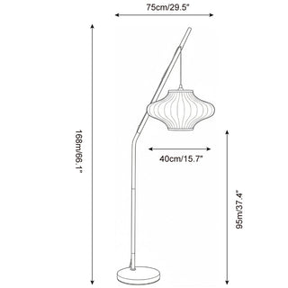 Vero Minimalist Fabric Floor Lamp