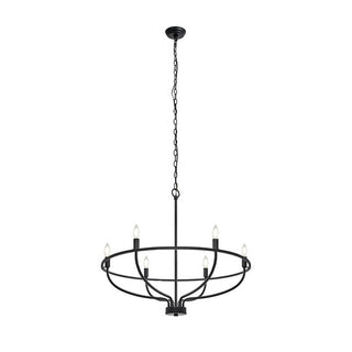 Greyson Minimalist Brass Chandelier