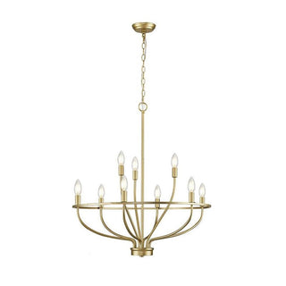 Greyson Minimalist Brass Chandelier