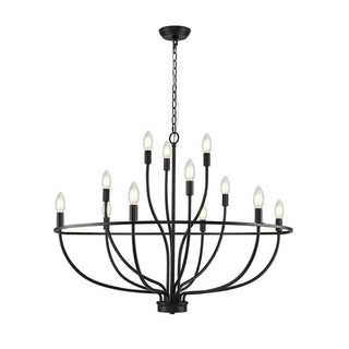 Greyson Minimalist Brass Chandelier