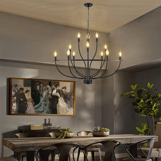 Greyson Minimalist Brass Chandelier