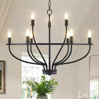 Greyson Minimalist Brass Chandelier