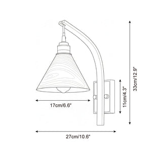 Brolin Industrial Brass Wall Lamp