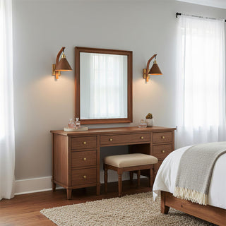 Brolin Industrial Brass Wall Lamp