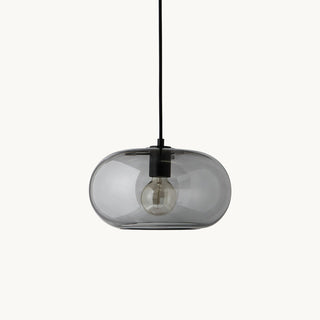 Elowen Minimalist Glass Metal Pendant