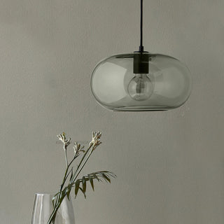 Elowen Minimalist Glass Metal Pendant