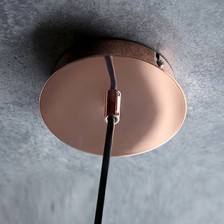 Elowen Minimalist Glass Metal Pendant